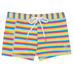 Kids Euro Swim Shorties | "Sunny Stripe"