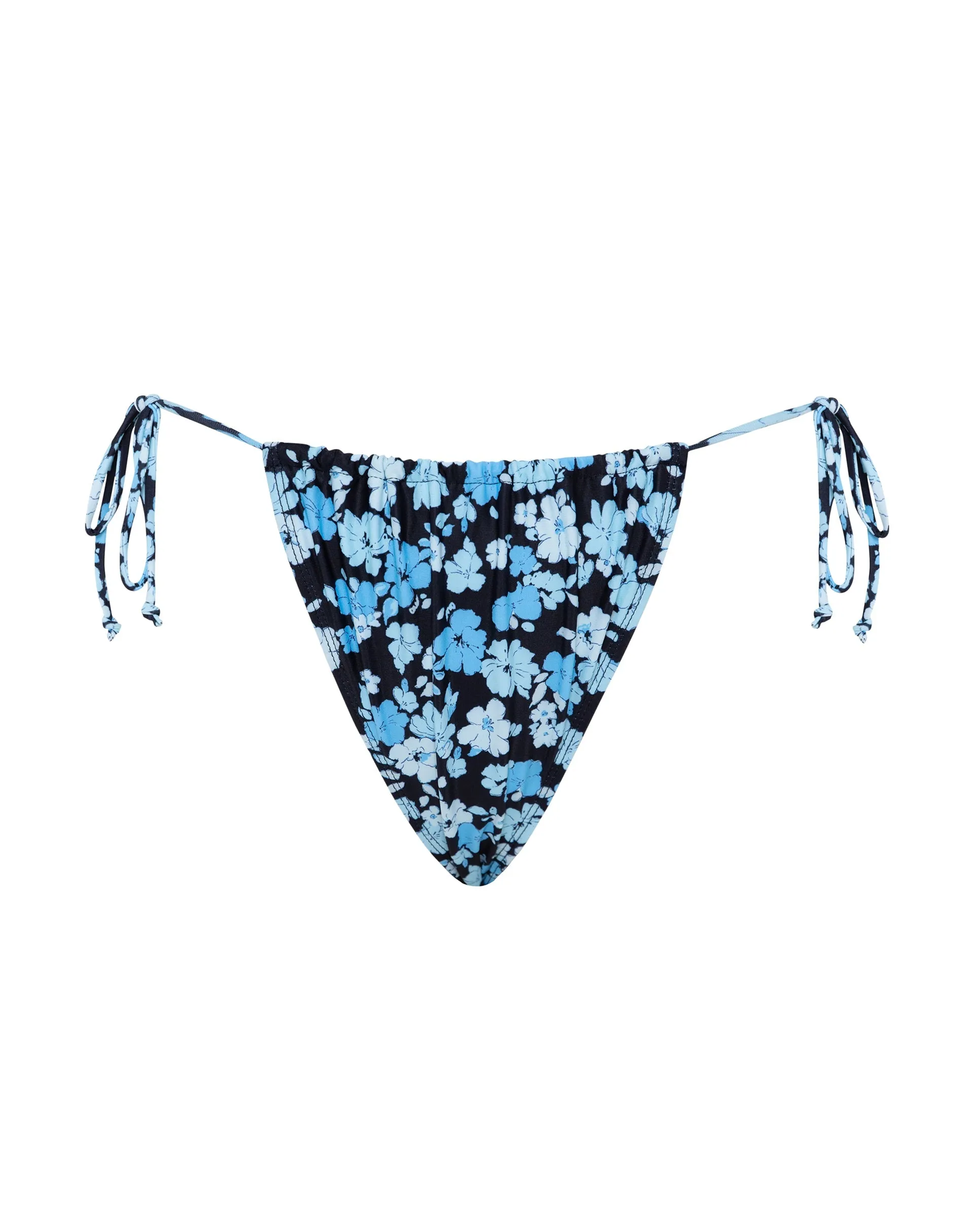 Leyna Bikini Bottom in Pastel Blue Floral