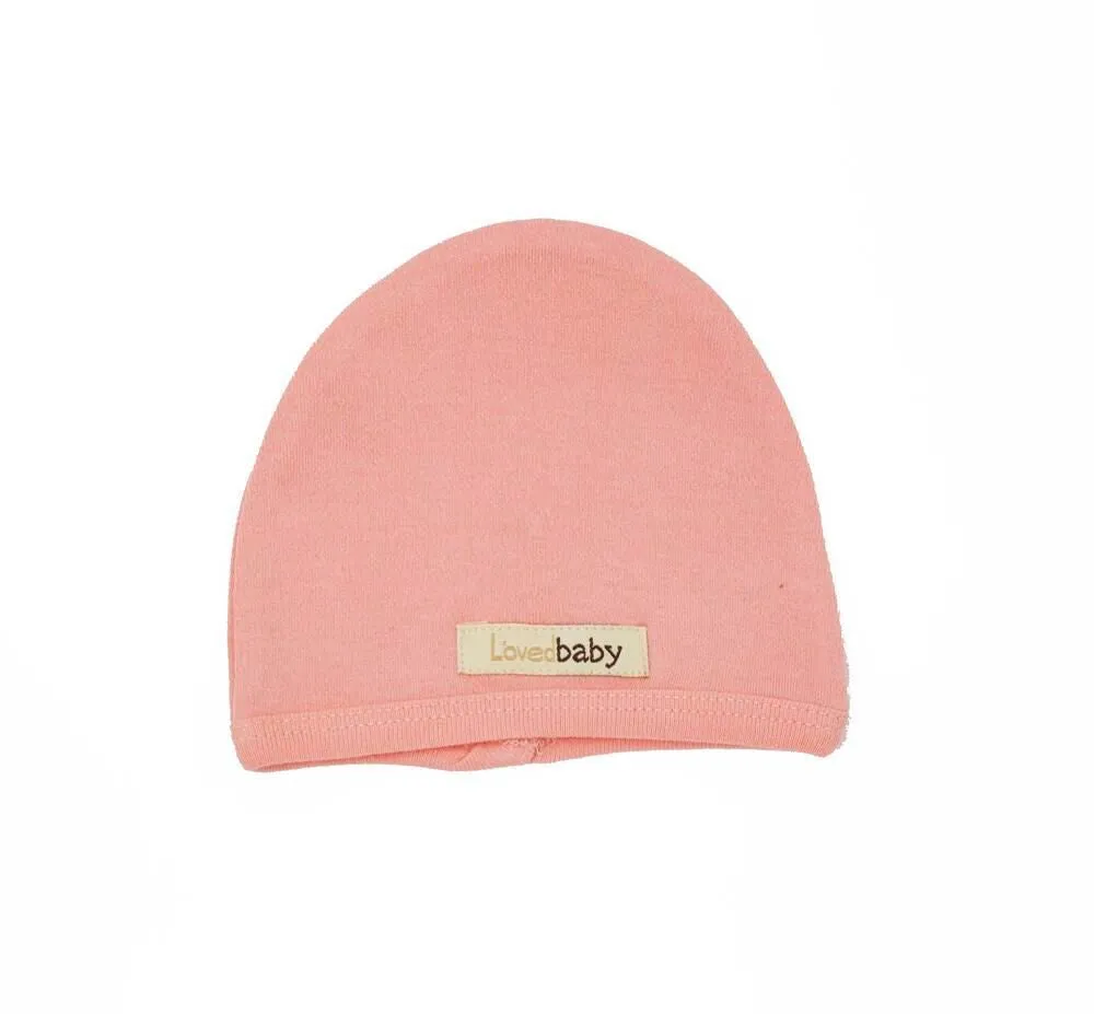 L'ovedBaby Organic Cute Cap - Coral