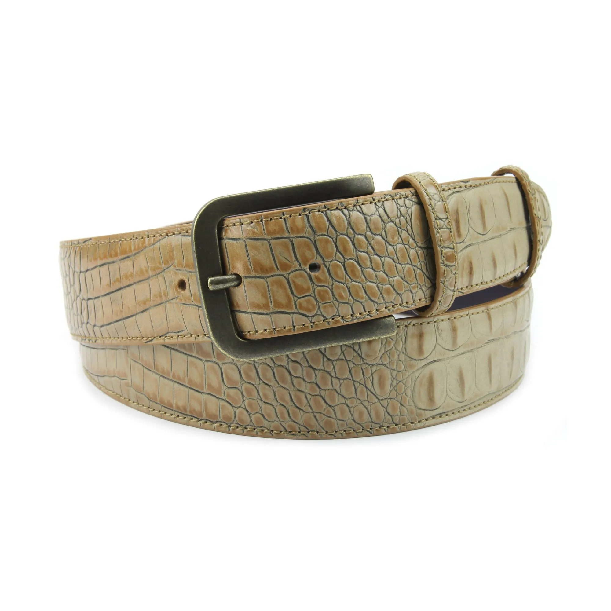 Magic Mushroom Mock Croc Belt