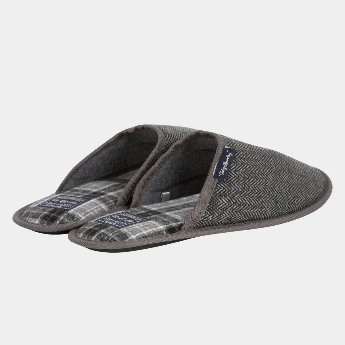 Mens Herringbone Slippers