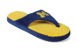 Michigan Wolverines Comfy Feet Flip Flop Slippers