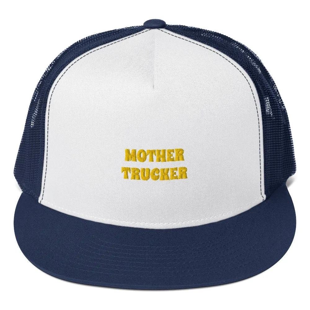 MOTHER TRUCKER Trucker Cap Mom Mama Trucking Truck Driving Occupation Nice Funny Cap Gift Travel Road