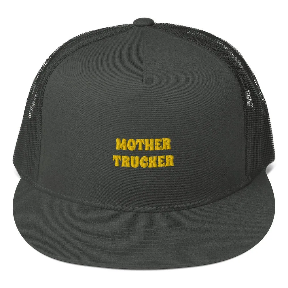 MOTHER TRUCKER Trucker Cap Mom Mama Trucking Truck Driving Occupation Nice Funny Cap Gift Travel Road