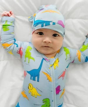 Neon Dinos Top Knot Hat