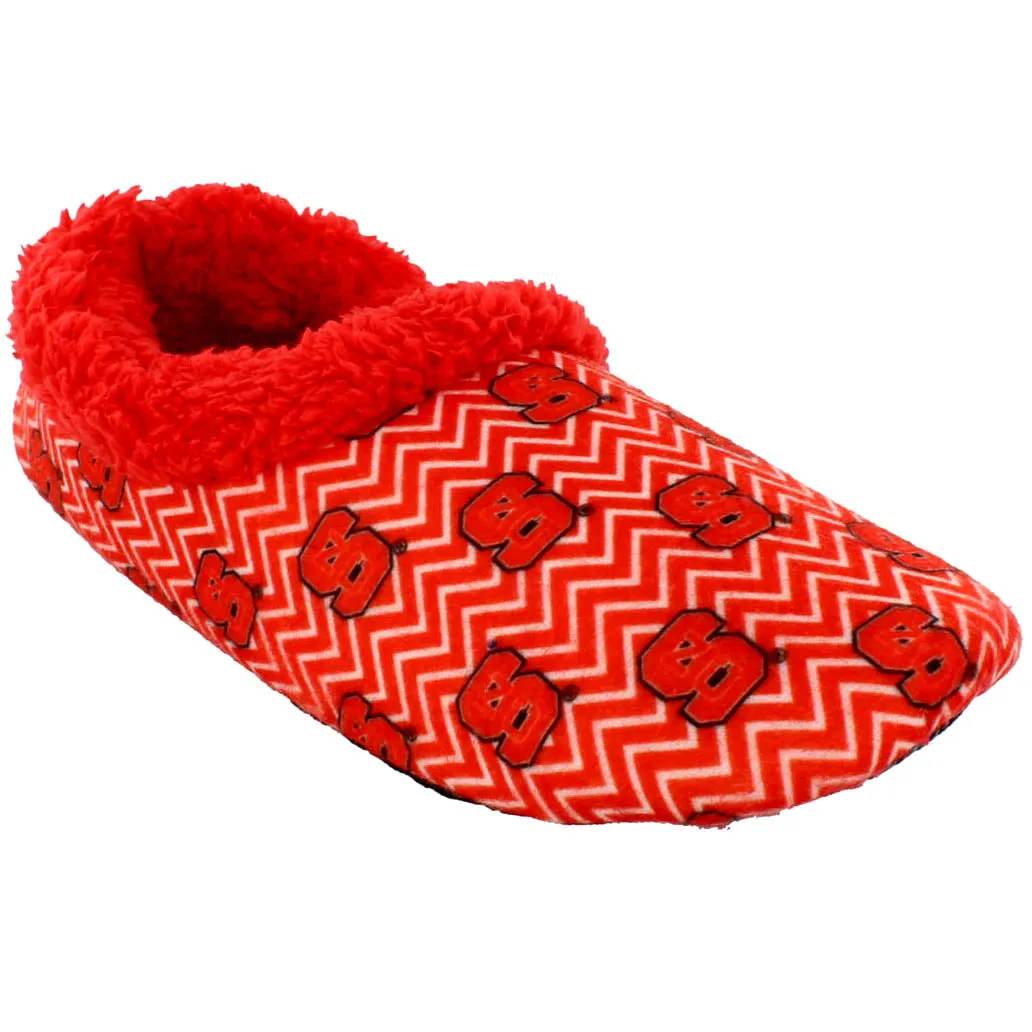 North Carolina State Wolfpack Chevron Slip On Slippers