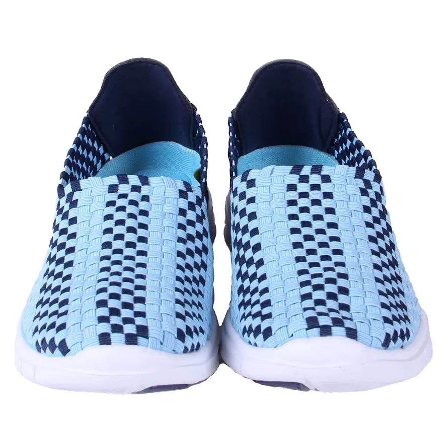 North Carolina Tar Heels Woven Colors Comfy Slip On Shoes