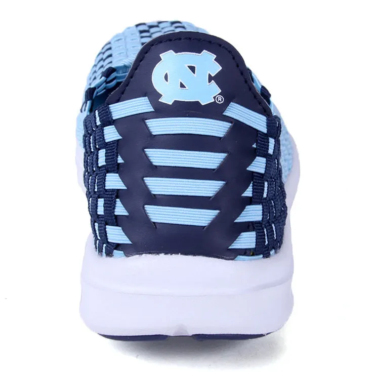 North Carolina Tar Heels Woven Colors Comfy Slip On Shoes