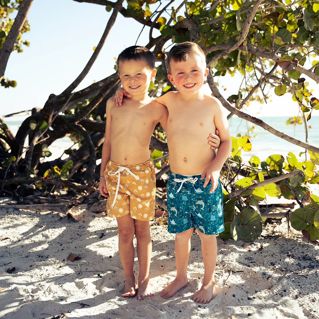 Ocean Friends Boys Swim Trunks