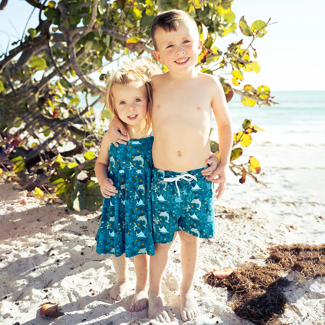 Ocean Friends Boys Swim Trunks