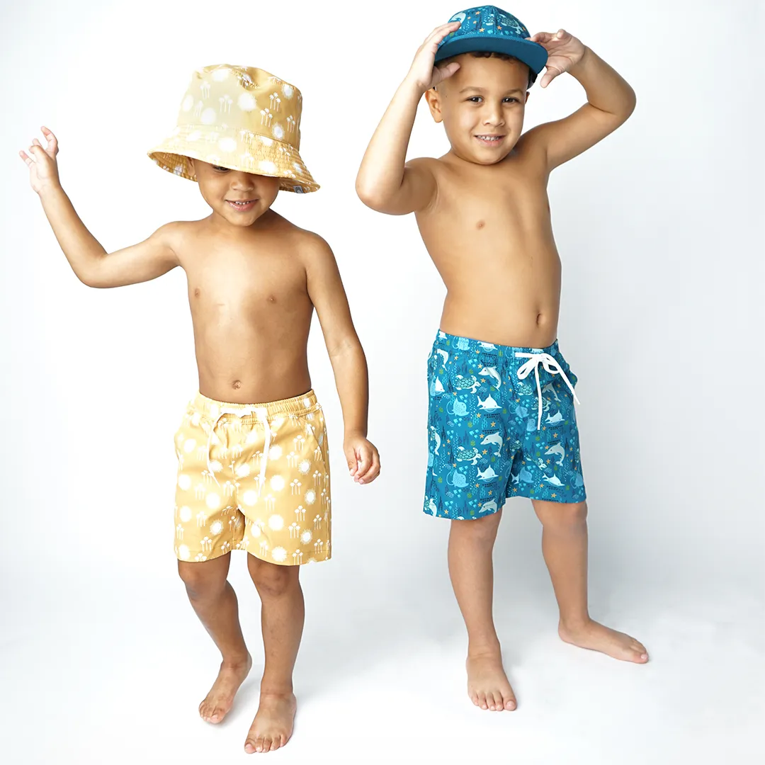 Ocean Friends Boys Swim Trunks