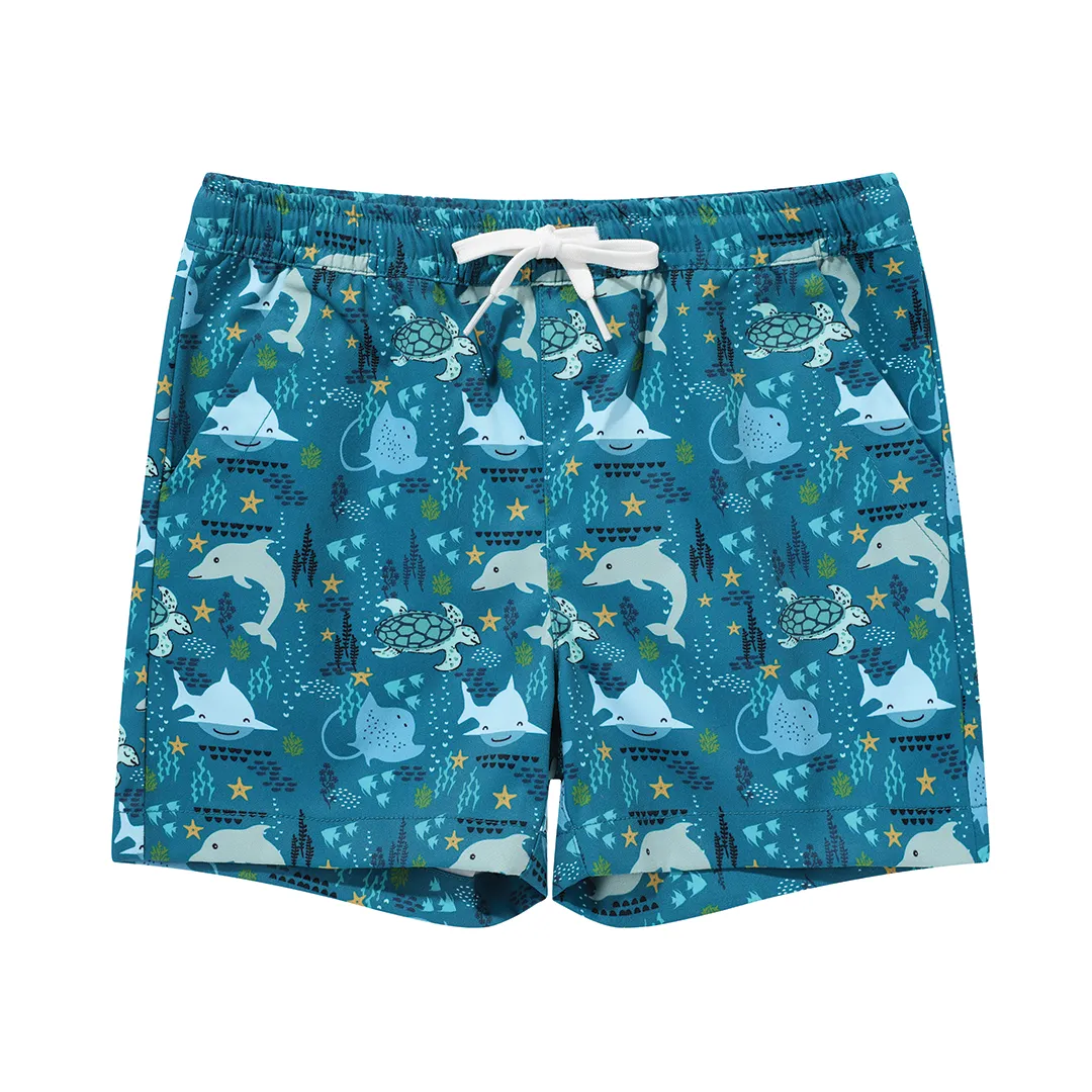 Ocean Friends Boys Swim Trunks