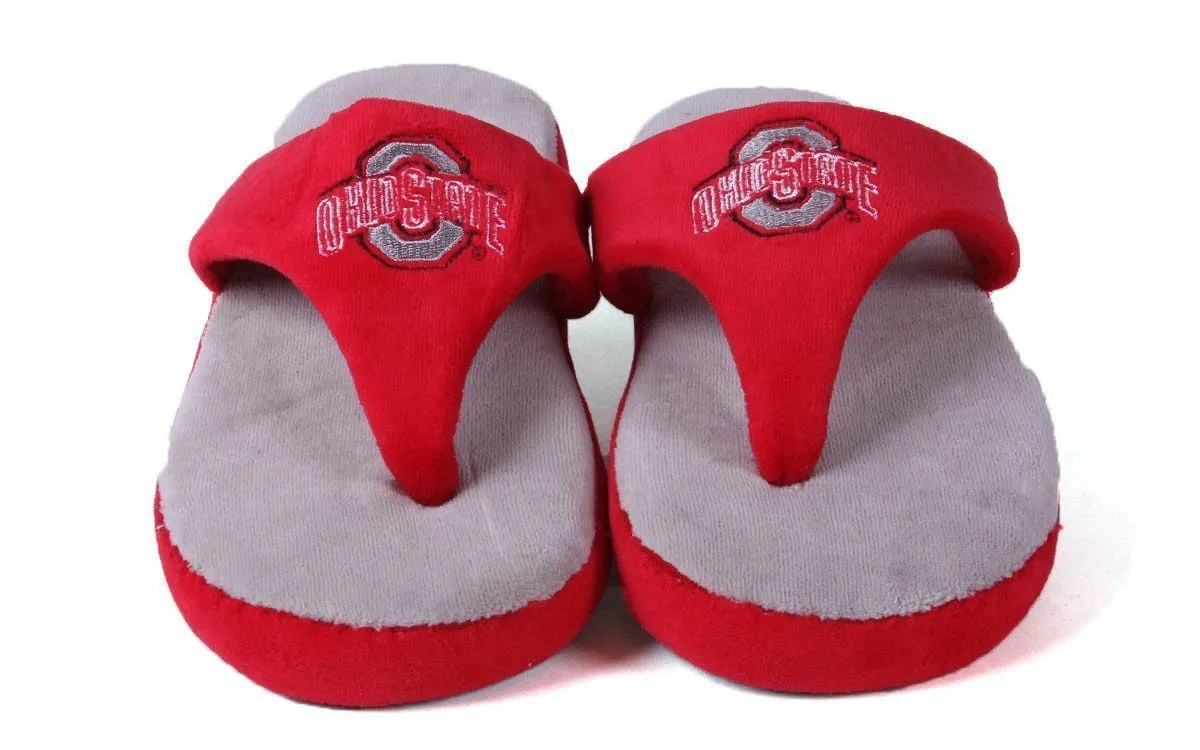 Ohio State Buckeyes Comfy Feet Flip Flop Slippers