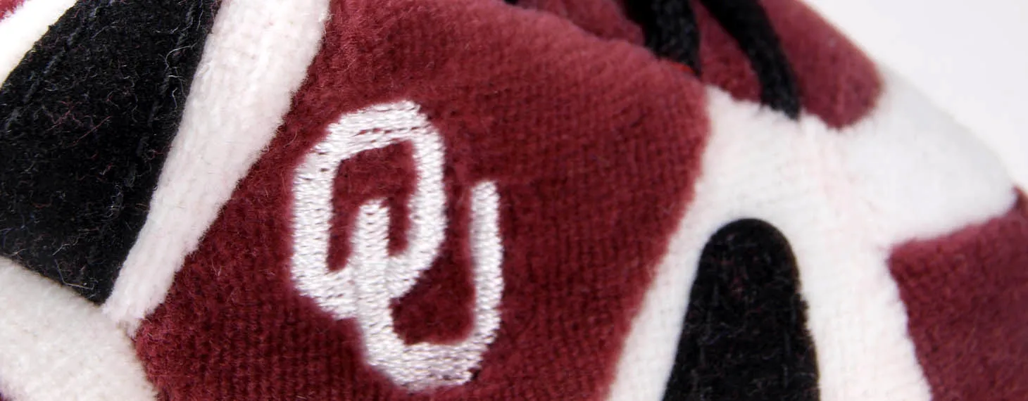 Oklahoma Sooners Baby Slippers