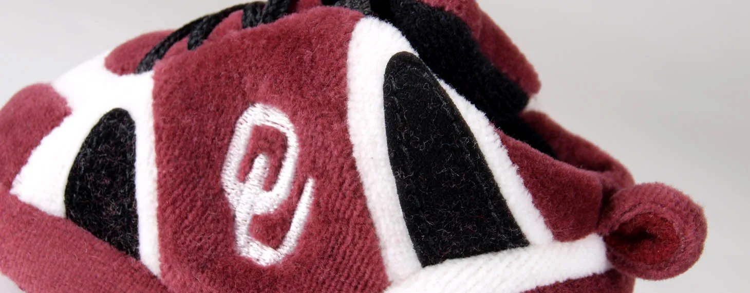 Oklahoma Sooners Baby Slippers