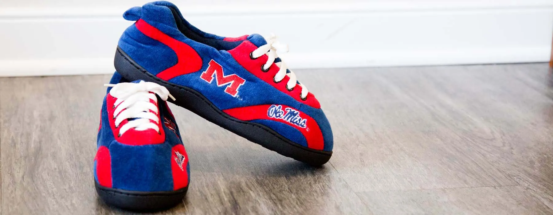 Ole Miss Rebels All Around Rubber Soled Slippers