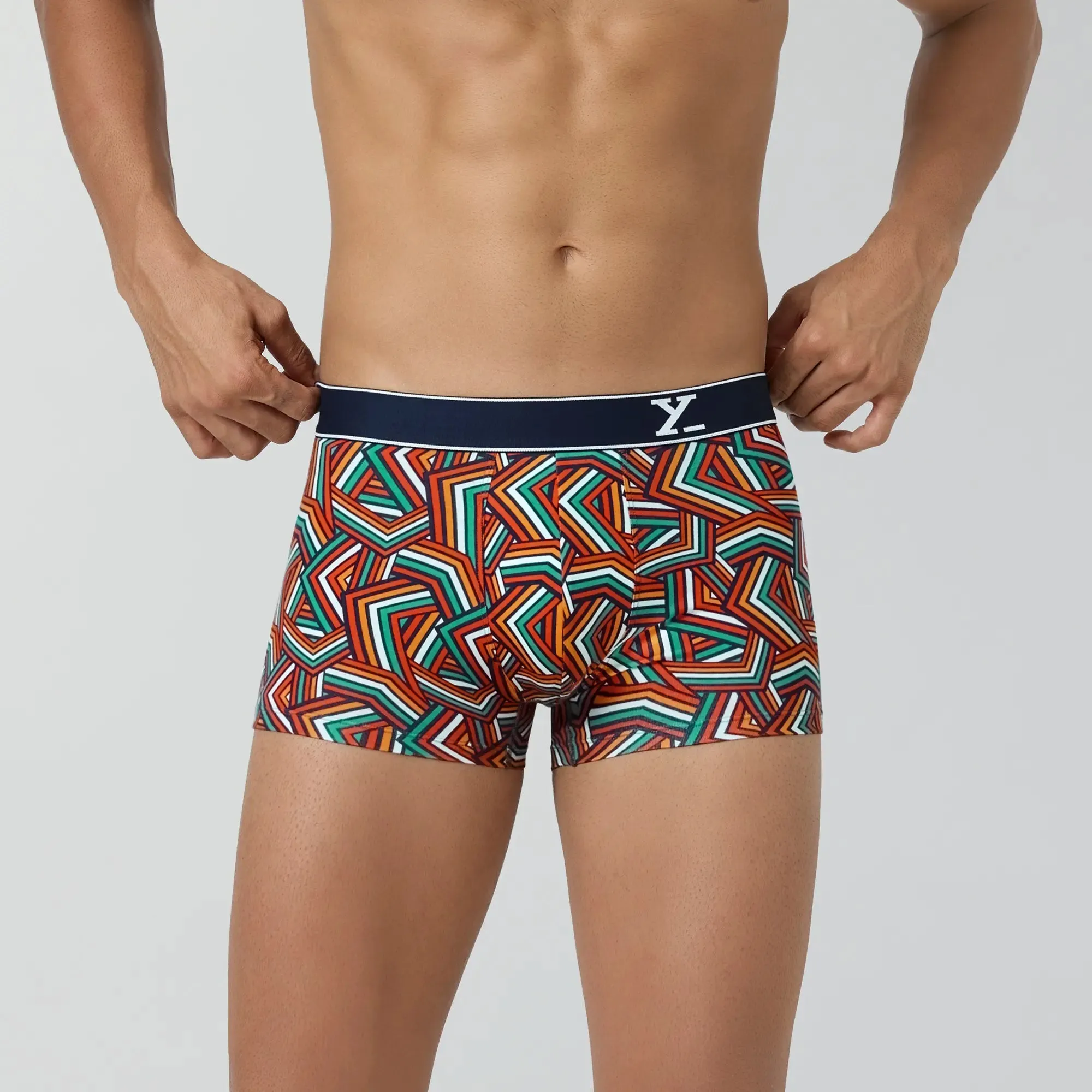 Parallax Cotton Trunks Yellow Stripes