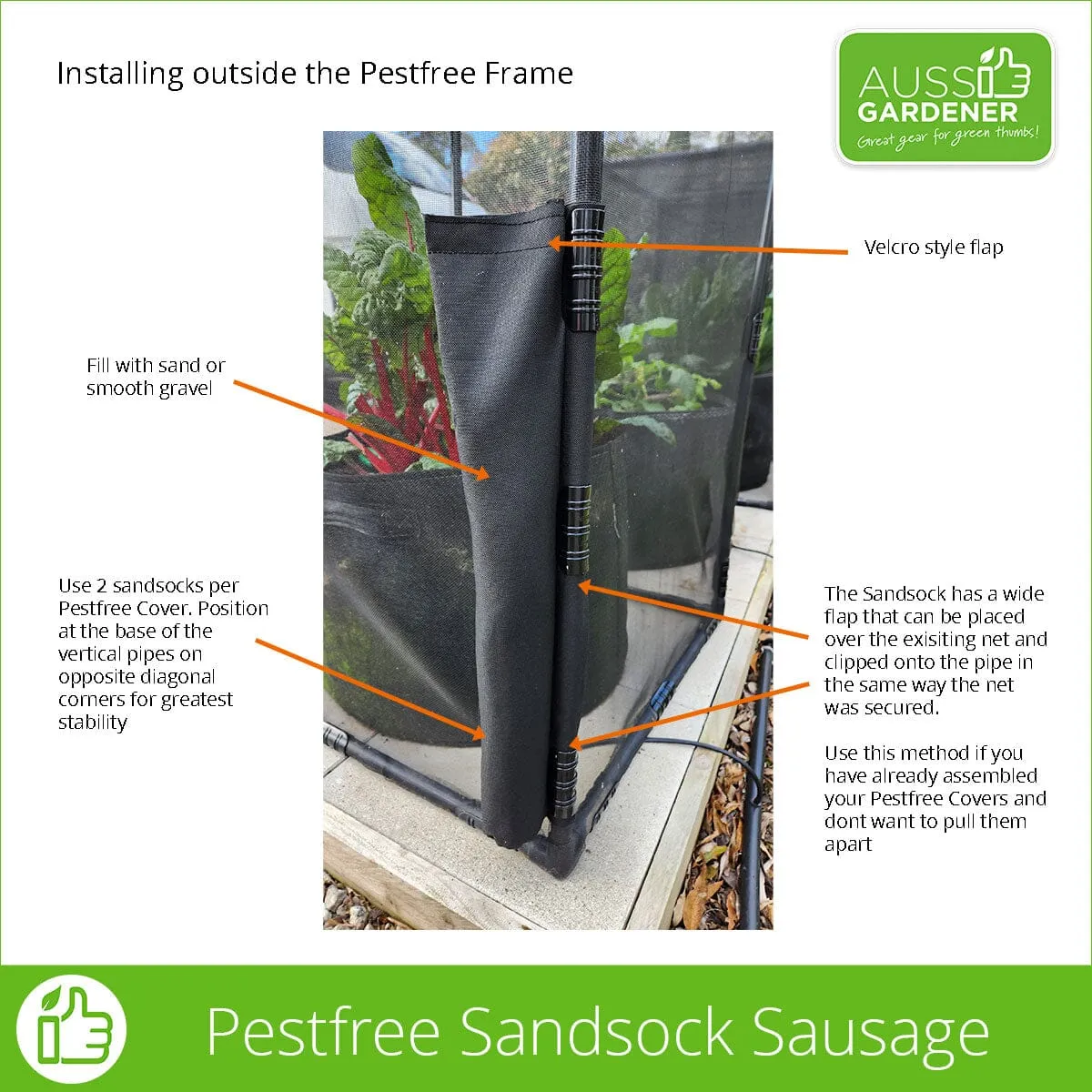 Pestfree Sandsock Sausage 2 pack