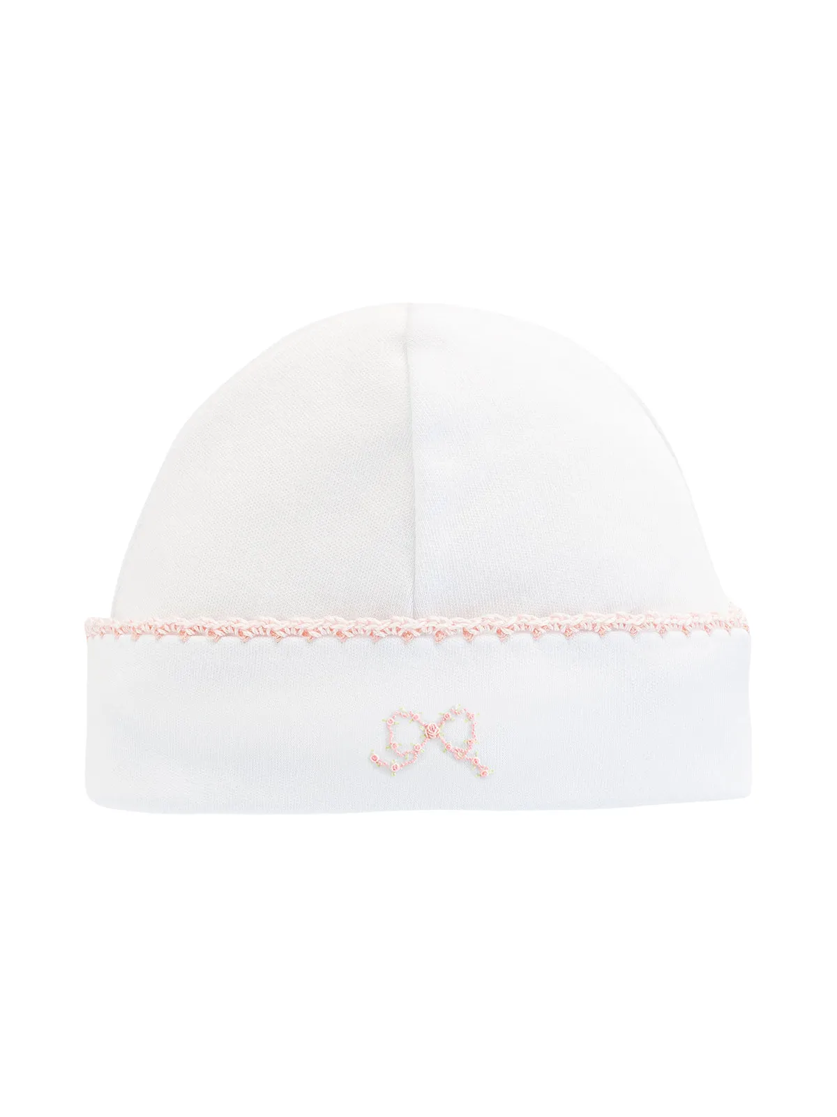 Pretty Pink Bows Embroidered Hat