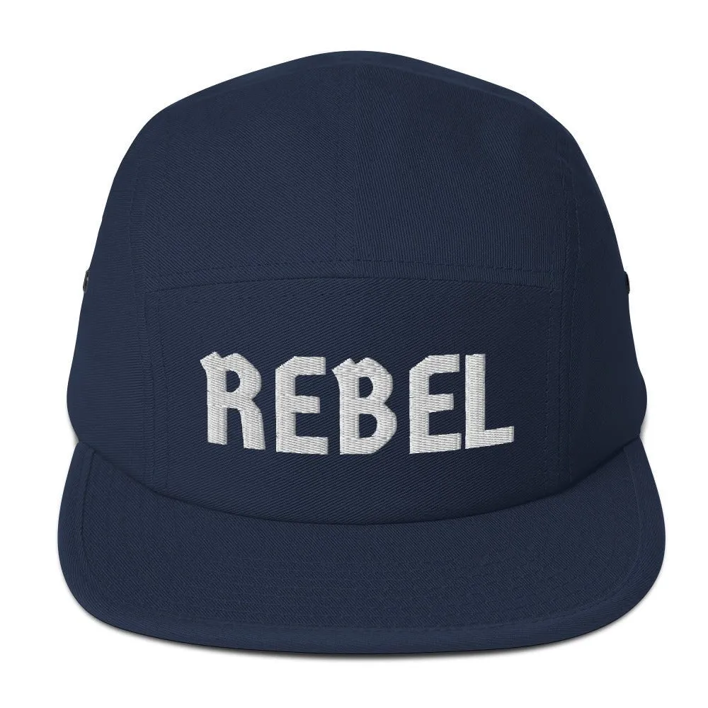 REBEL Five Panel Cap Yupoong Cool Low Profile Clip Closure Sick