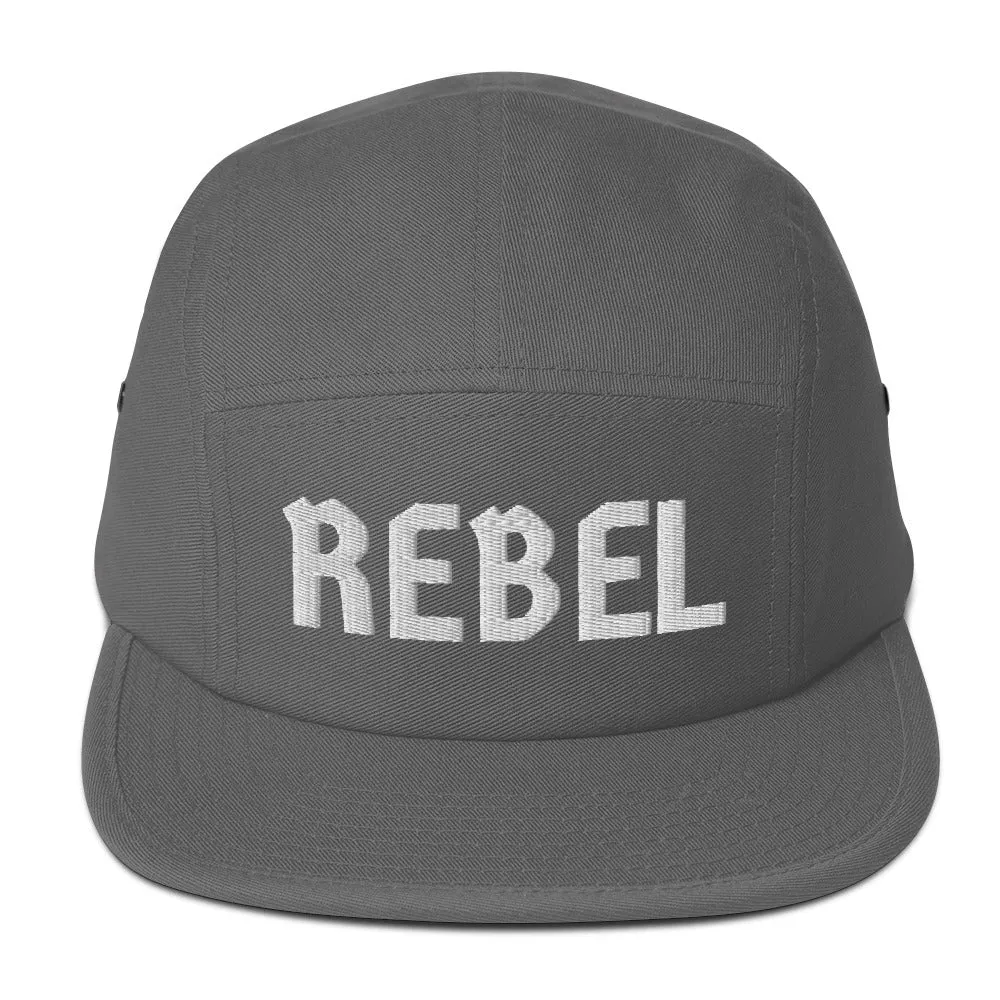 REBEL Five Panel Cap Yupoong Cool Low Profile Clip Closure Sick