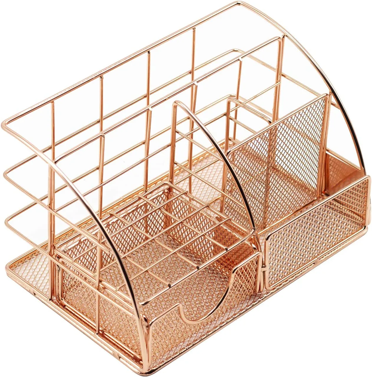 Rose Gold Desk Organizer