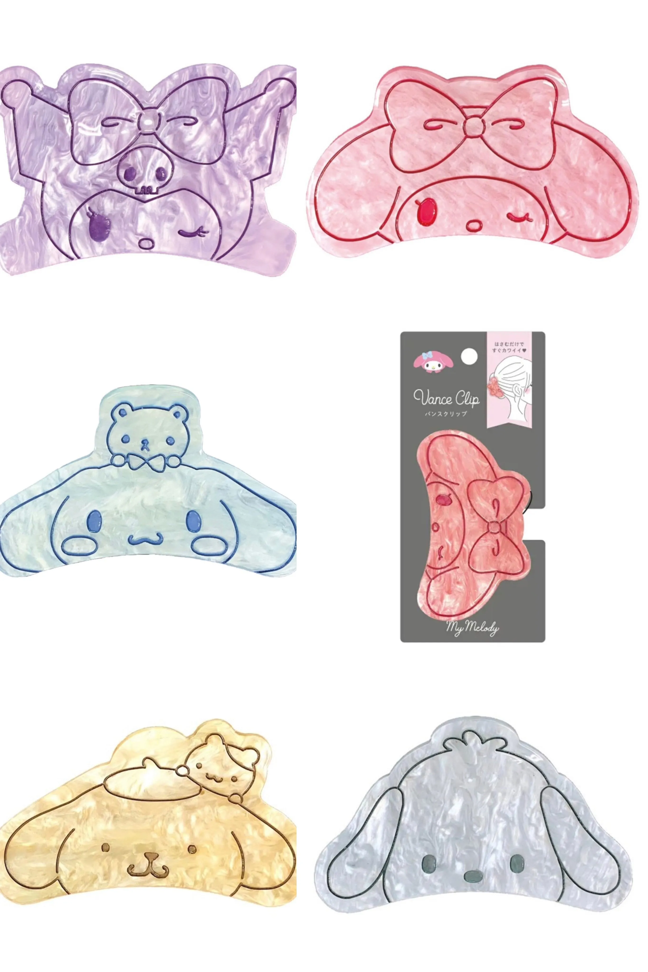 Sanrio Character Claw Clip (Japan Exclusive)