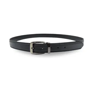 Santiago Men's Black Genuine Leather Belt