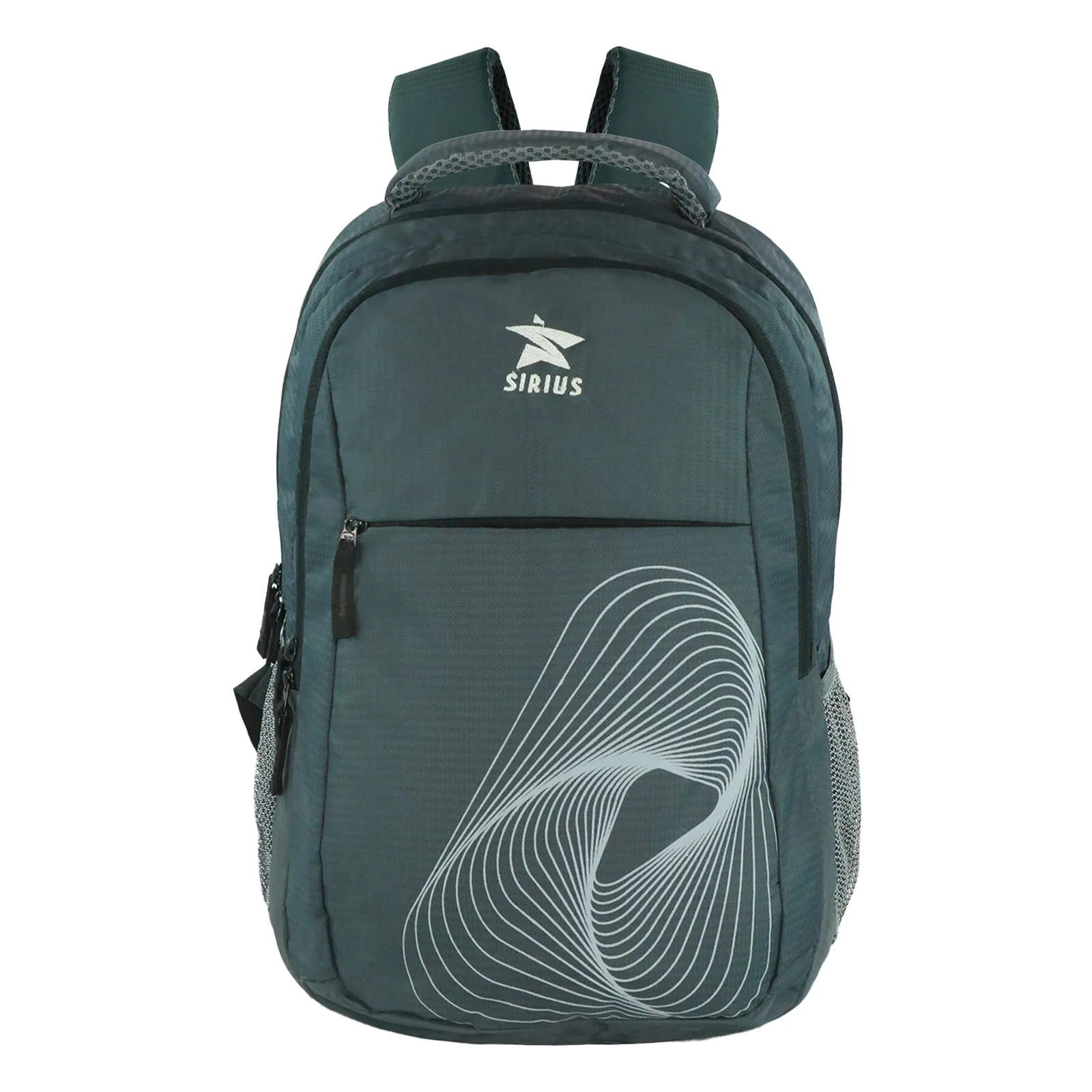 SIRIUS Laptop  LTP 06 Backpack Spiral print  GREY