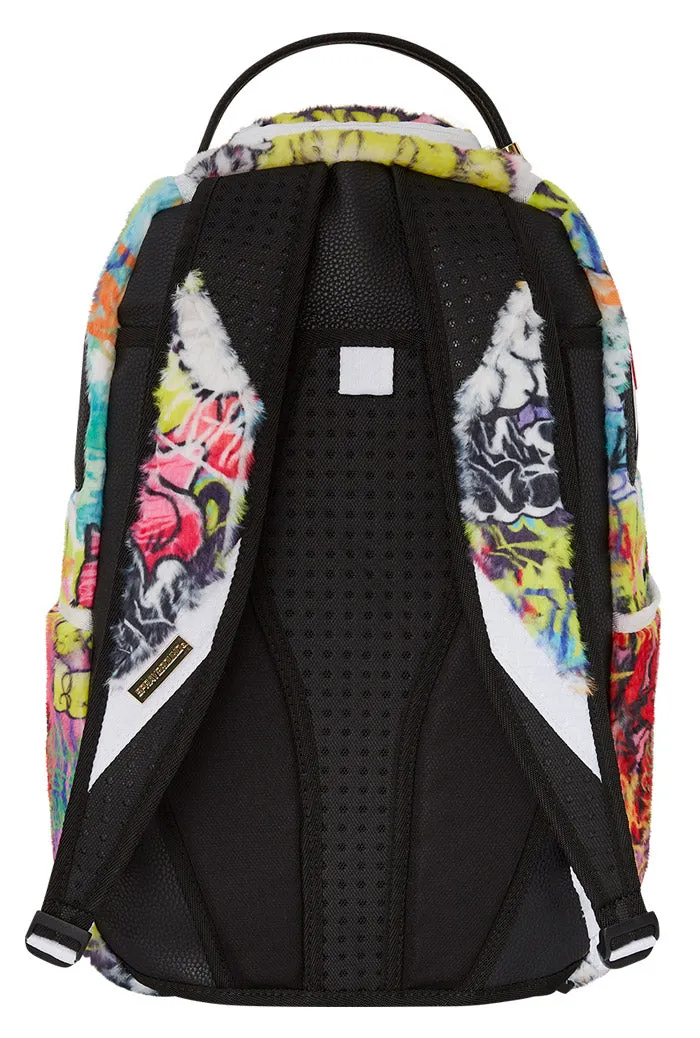 Sprayground Graffiti Faux Fur DLXSF Multicolour