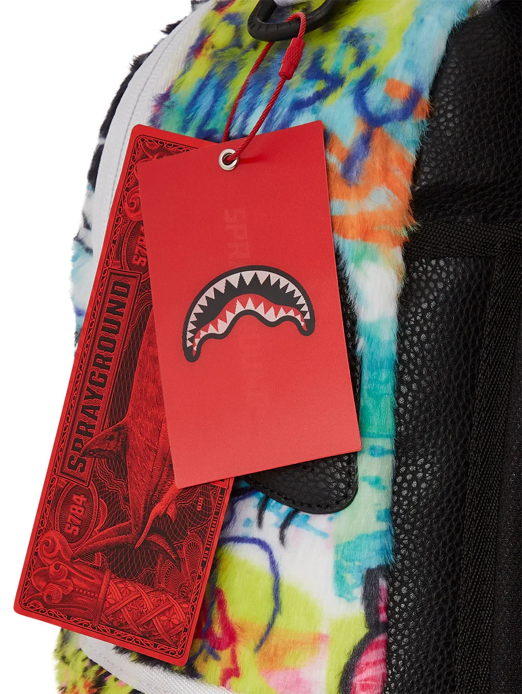 Sprayground Graffiti Faux Fur DLXSF Multicolour