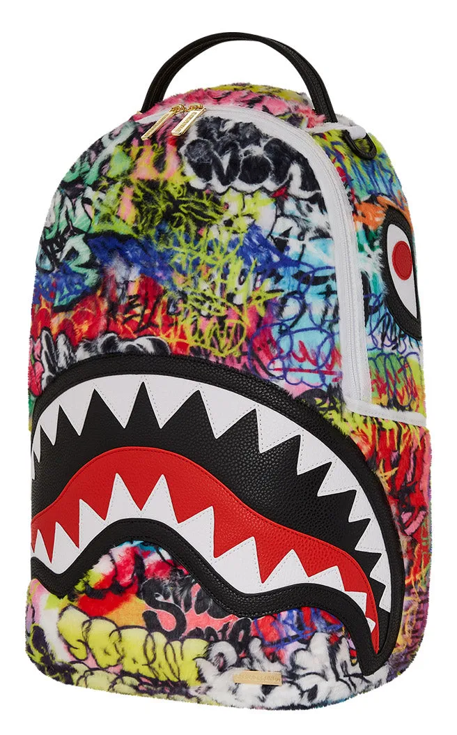 Sprayground Graffiti Faux Fur DLXSF Multicolour