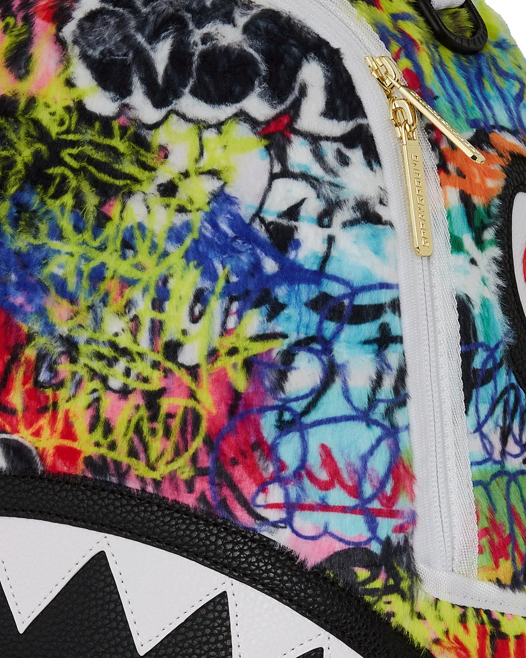 Sprayground Graffiti Faux Fur DLXSF Multicolour