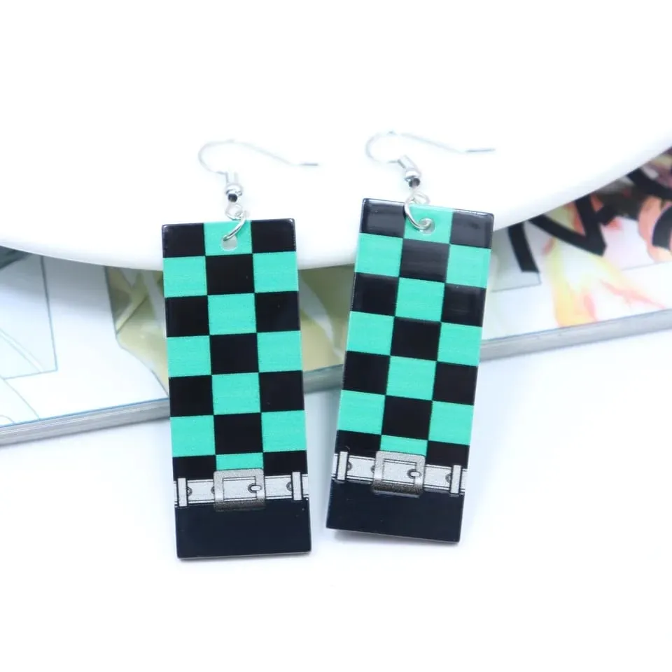 tanjiro earrings