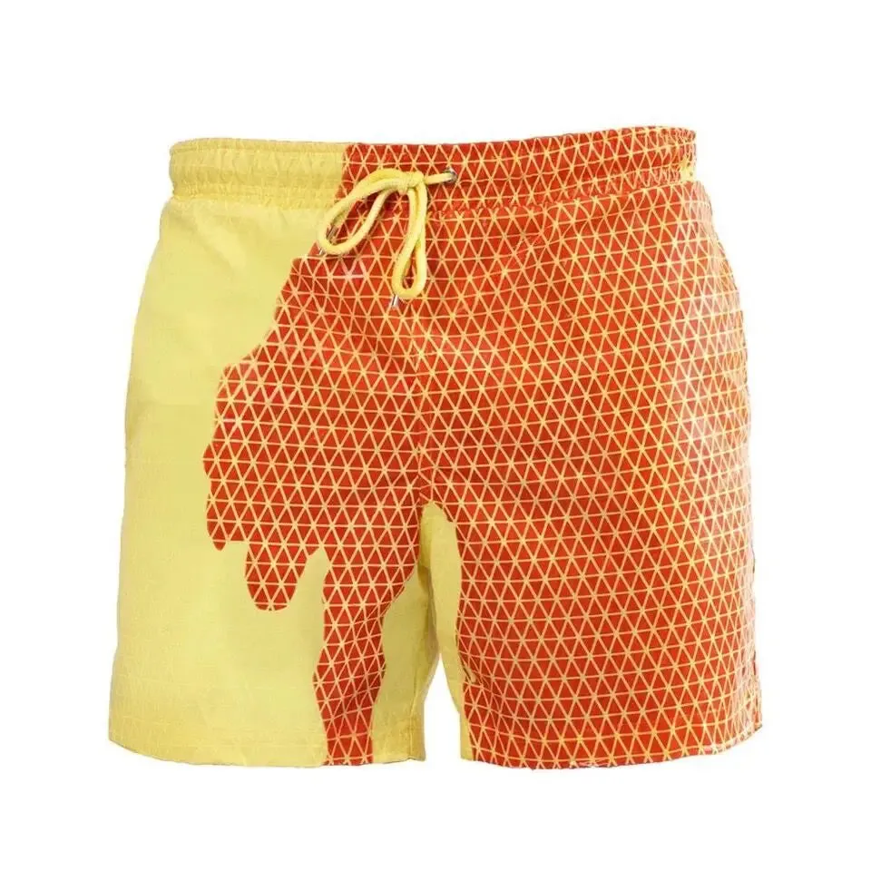 Temperature Sensitive Swim Trunks for Men & Kids