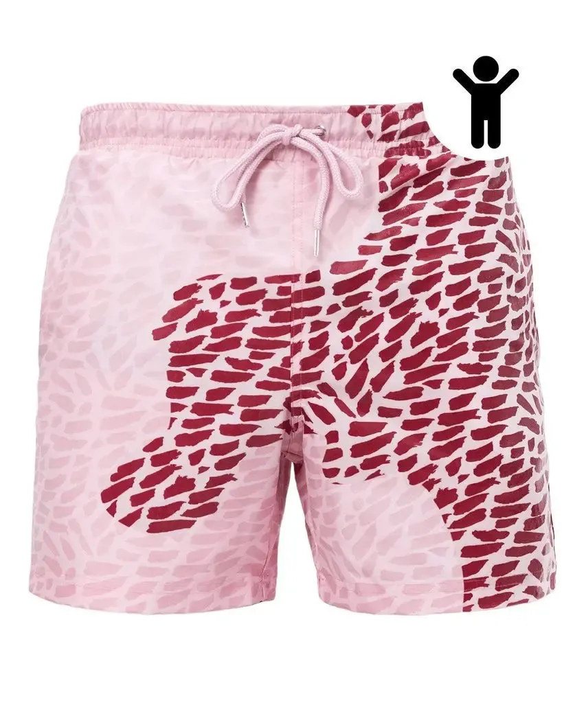 Temperature Sensitive Swim Trunks for Men & Kids