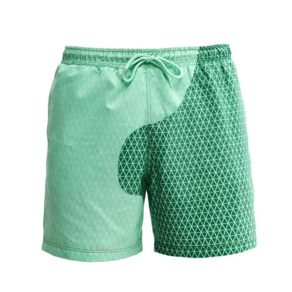 Temperature Sensitive Swim Trunks for Men & Kids