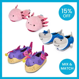 Underwater Plush Slippers Mix & Match