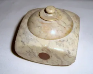 Vintage Soapstone Trinket Box