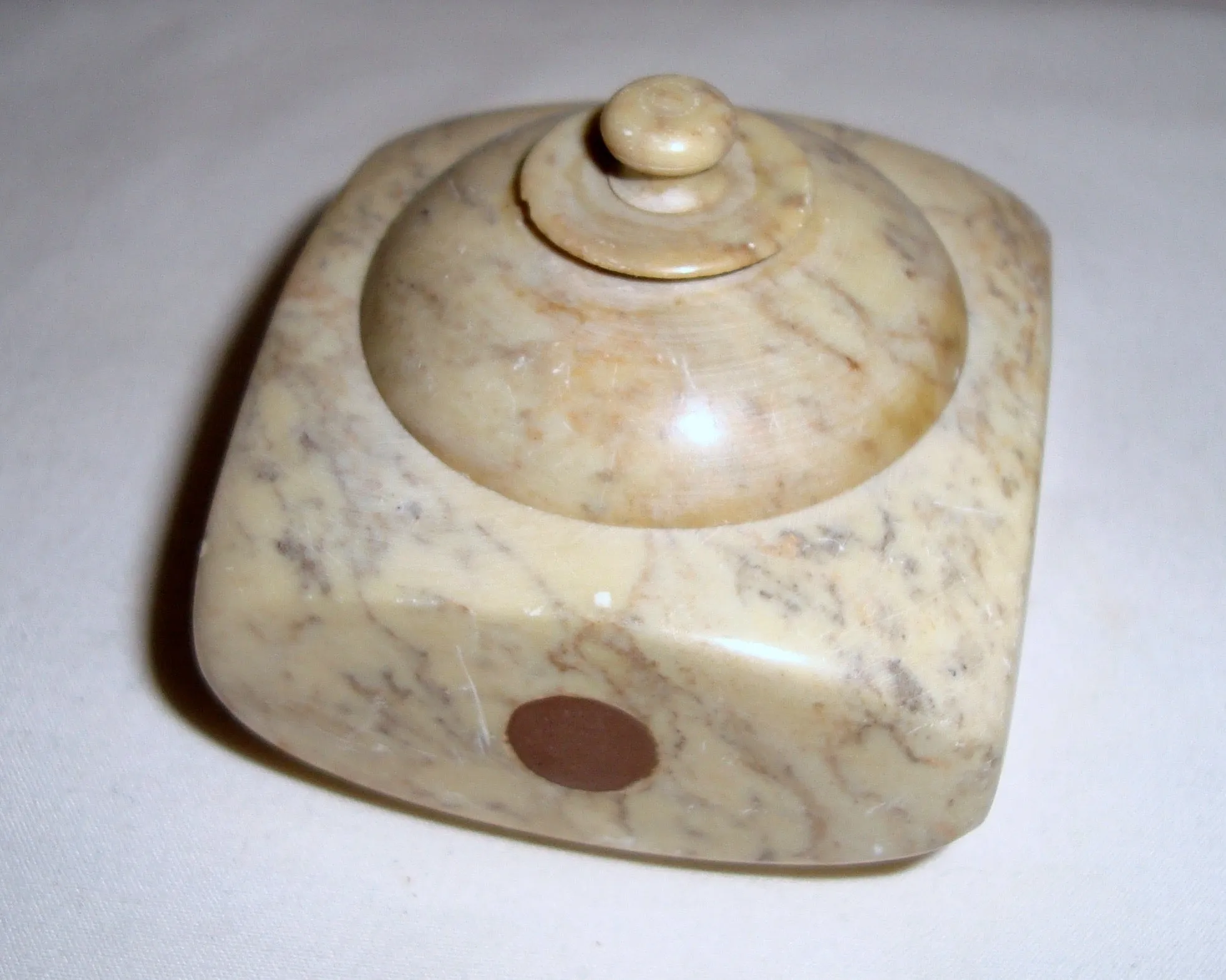 Vintage Soapstone Trinket Box