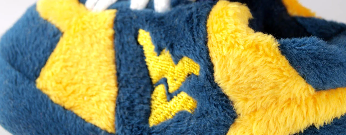 West Virginia Mountaineers Baby Slippers