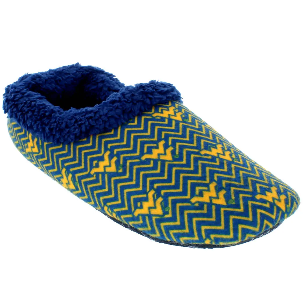 West Virginia Mountaineers Chevron Slip On Slippers