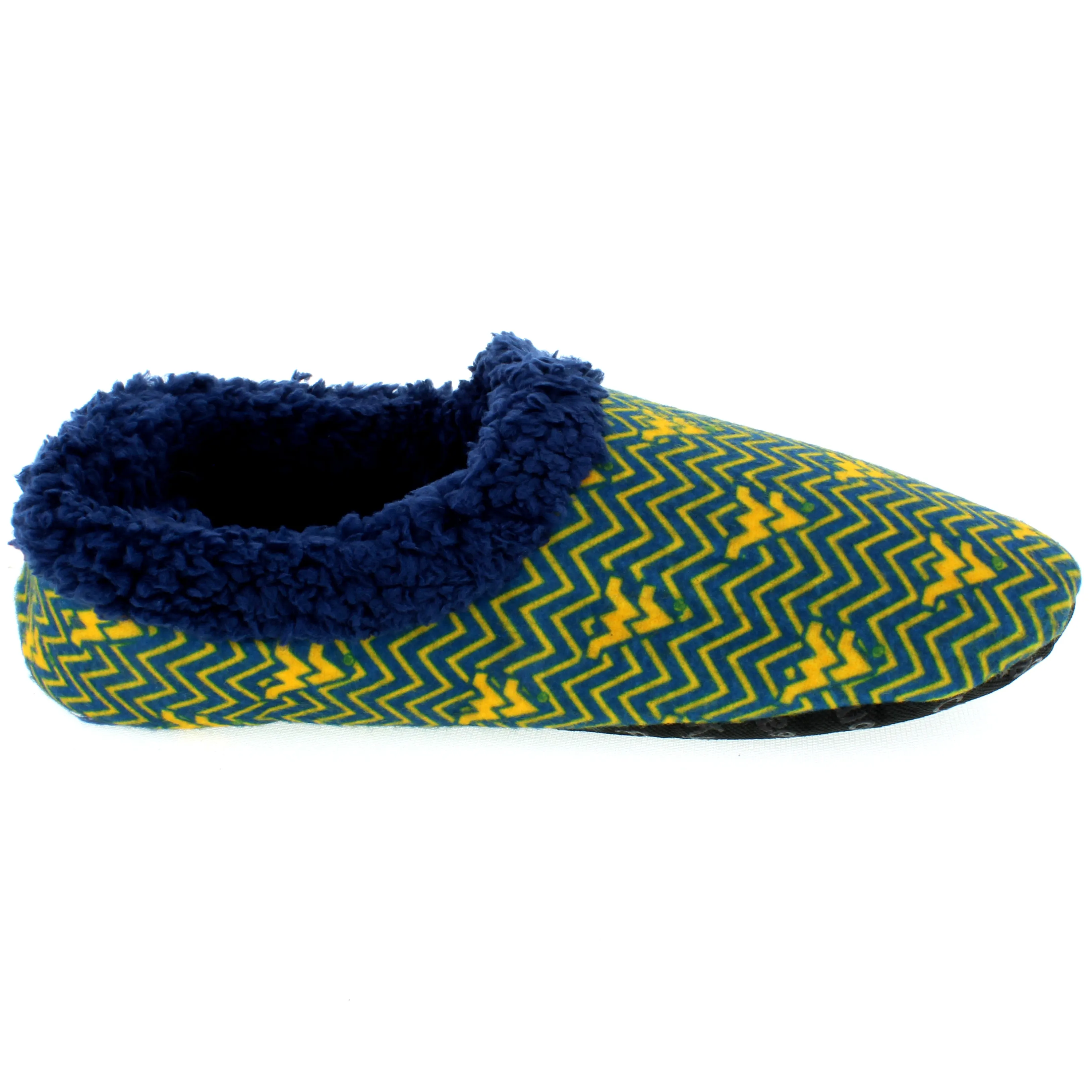 West Virginia Mountaineers Chevron Slip On Slippers