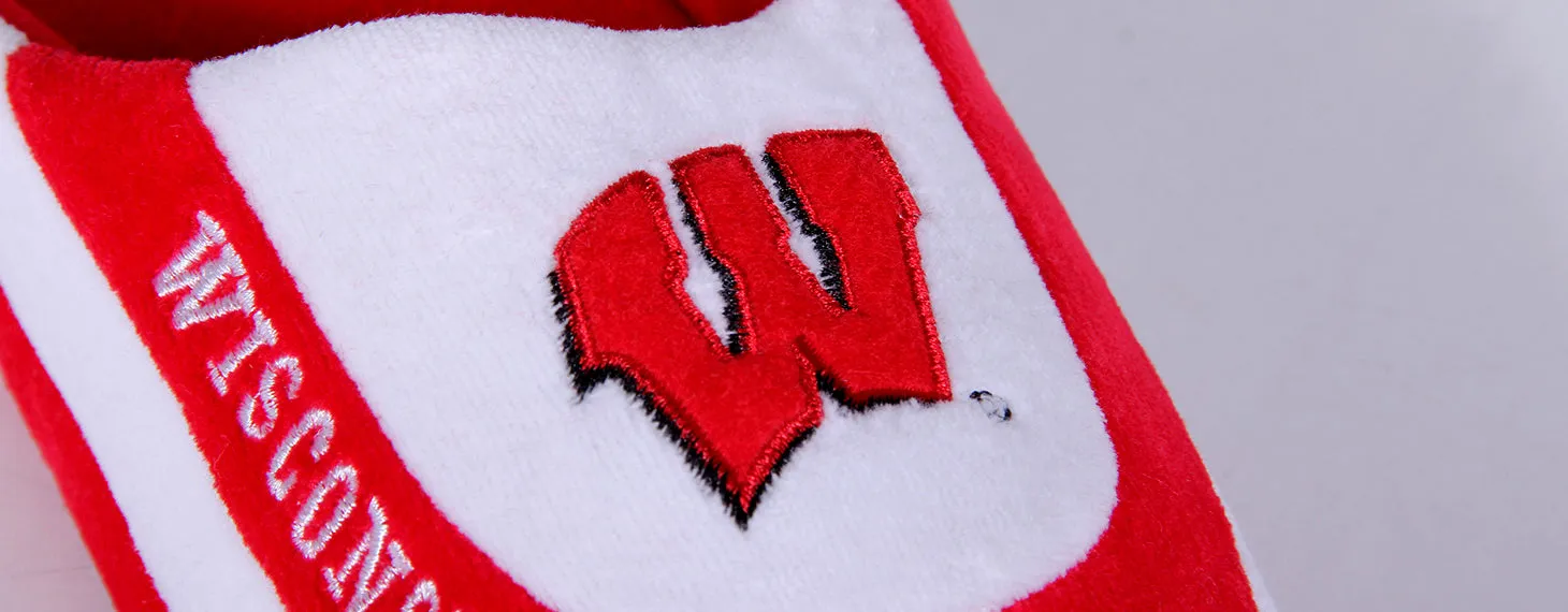 Wisconsin Badgers Low Pro Indoor House Slippers