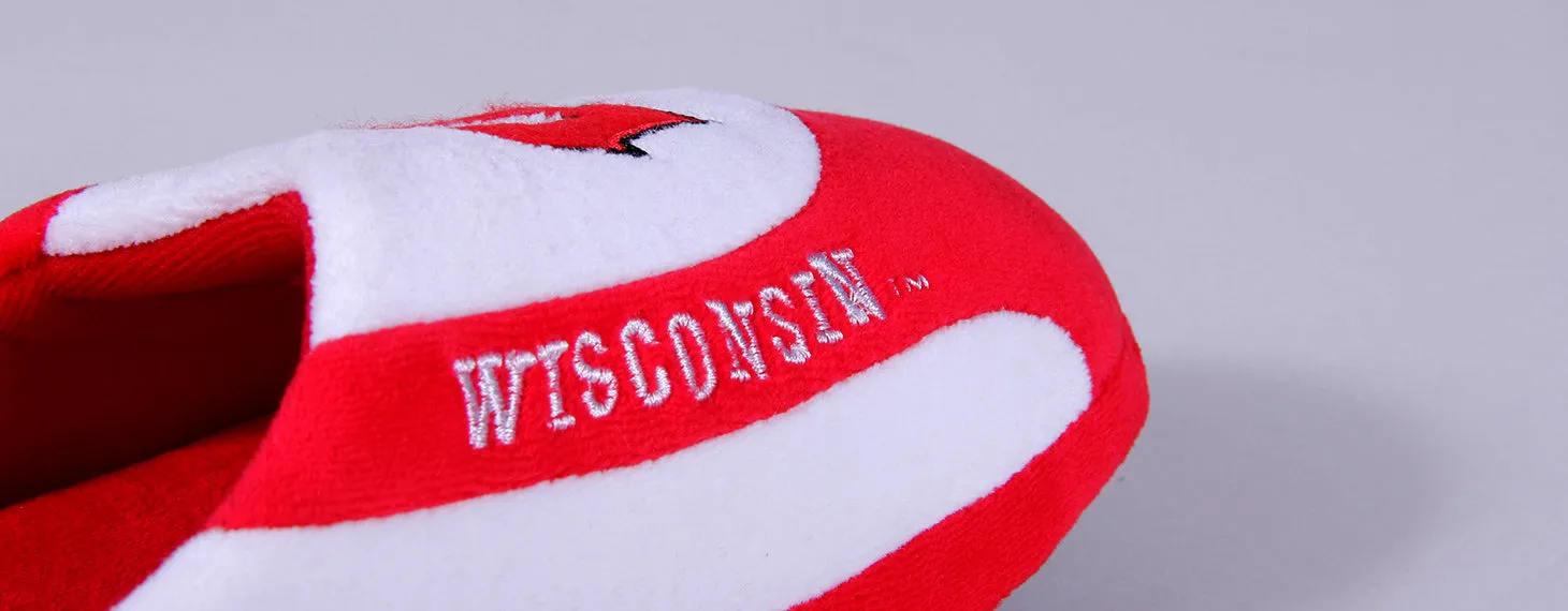 Wisconsin Badgers Low Pro Indoor House Slippers