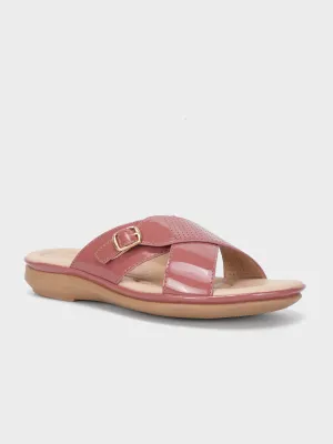 Women "CRESIDA" Crossover Comfy Flat Slippers