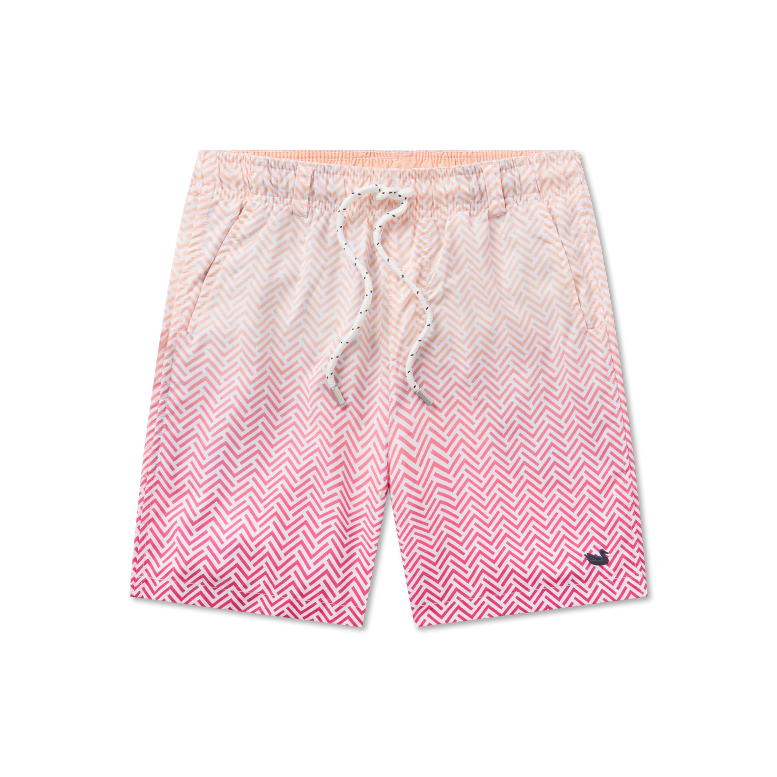 Youth Dockside Swim Trunk - Herringbone Fade