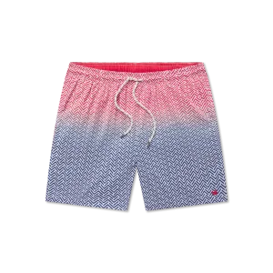 Youth Dockside Swim Trunk - Herringbone Fade